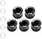 EASTERN POWER 5 Set Tornillos Plato Bicicleta, Tornillos Platos MTB,Tornillos Bici para Doble Plato Shimano/Sram, Negro
