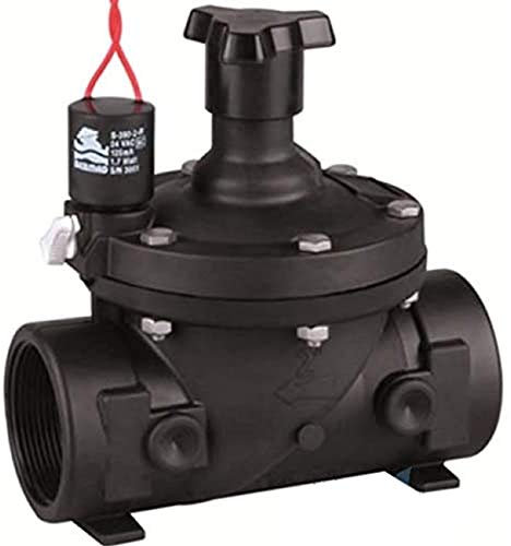 Suinga - ELECTROVALVULA 2 24V Bermad con regulador de caudal serie 200, uso residencial y agrícola. Funciona con programadores de riego eléctricos