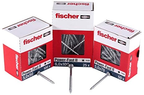 FISCHER TORNILLO PARA AGLOMERADO POWER-FAST II 6.0X100 PANHEAD 670533