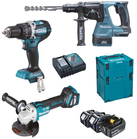 Set Elettroutensili Makita DLX3119TJ 18V 5Ah