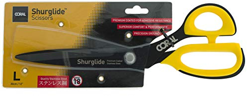 Coral Shurglide 56801 - Forbici con lama in acciaio inox rivestito di alta qualità per carta da parati, misura grande, 30 cm
