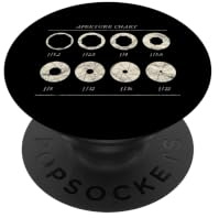 Vintage Fotograf DSLR Kamera Lens Aperture Chart Blende PopSockets Klebender PopGrip