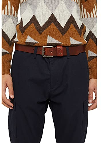 ESPRIT Herren 081EA2S303 Gürtel, 210/BROWN, 85