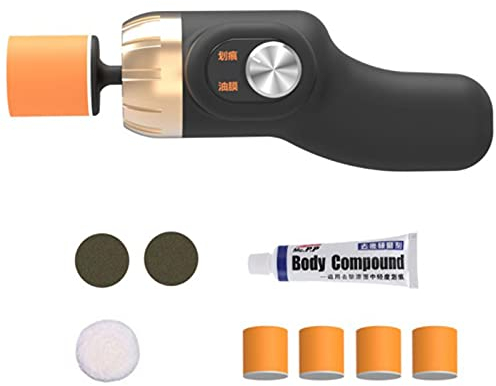 Mini Poliermaschine, Druckluft Polierer Exzenter Schleifer Winkelschleifer Polierschwamm Polierpad Polierfell Polierset Polierteller Kit