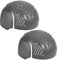 Ergodyne Skullerz 8945F(x) Universal-Anstoßkappen-Einsatz mit extra Belüftung, passt in Jede Baseballmütze, 2er-Pack, Anthrazit