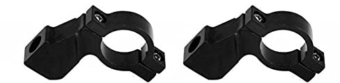 Staffa per Specchietto Moto,2 Pz Staffa di Fissaggio Specchietto Retrovisore Staffa di Fissaggio in Alluminio Morsetto A Vite Adattatore di Montaggio per Moto Bici Elettrica