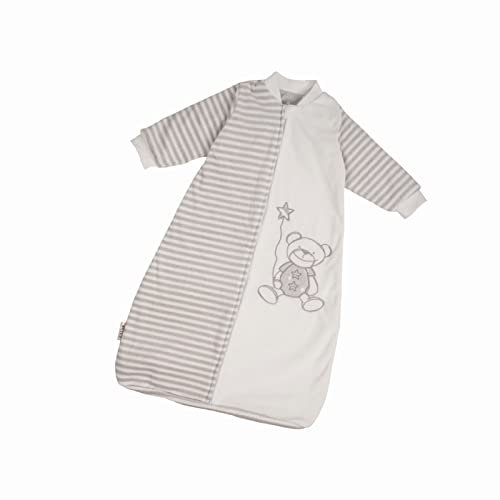 NATUZ Toddler Sleep Sack Long Sleeves (18-36 Months) 2.0 Tog Baby Wearable Blanket with Arms Sleeping Bag Soft Flannel Velour Warm Newborn Infant Sleeper Bag