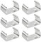 ZZLZX 6PCS Metal 9-Volt Battery Clips Battery Holder Clip AA Double Battery Holder Fixing Clip Instrument Battery Clips