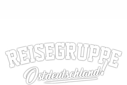 Aufkleber Reisegruppe Ostdeutschland für Aussen Osten DDR (Wetterfest)