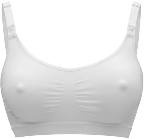 Medela Keep Cool Nahtloser Schwangerschafts- und Still-BH ohne Bügel – 2 eingewebte atmungsaktive Zonen – Soft-Touch-Stoff für angenehmen Halt