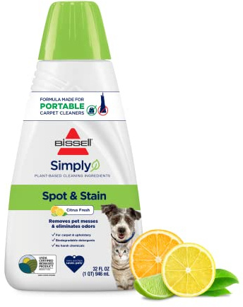 Bissell Simply Spot & Stain Portable Carpet Cleaner Formula, 32 oz, 3368