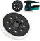 Nizirioo Piatto Abrasivo Professionale Autoadesivo 8 Fori, 5 Pollici Ø125 mm, per Accessori Bosch PEX 300 AE 400 AE 4000