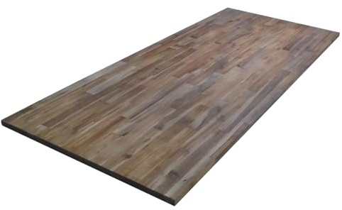 TrendLine Tischplatte Akazie 180 x 80 cm 26 mm geölt Leimhölzer