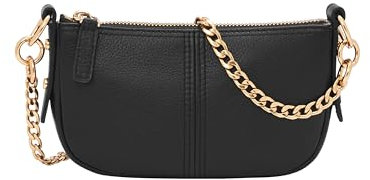 Fossil Femme, Mini Baguette Crossbody Jolie ZB1906001-En Cuir, Noir, Einheitsgröße