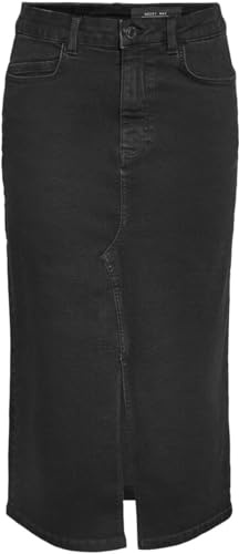 Noisy May Damen Nmkath Nw Slit Midi Skirt Vi478bl Noos Rock (1er Pack)