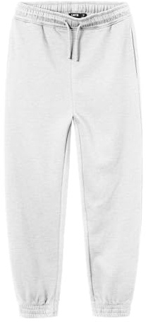 Name IT Unisex Nlnnizu Bru Sweat Pant Noos Jogginghose, Light Grey Melange, 170 EU
