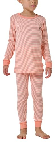 Schiesser Mädchen Schlafanzug Set Pyjama lang - 100% Organic Bio Baumwolle - Größe 92 bis 140