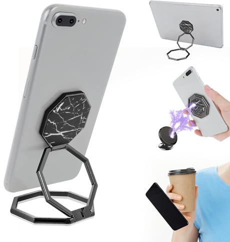 GEEHUA Anneau de Support pour téléphone Portable, Rotation à 360 °, Support de téléphone Portable en réglable pour la Plupart des Smartphones Support de téléphone réglable