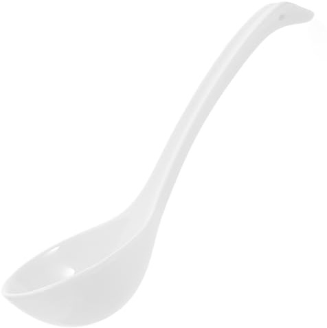 iplusmile Cuchara Sopera De Porcelana Cuchara Ramen Y Japonesa Apta Para Microondas Y Lavavajillas Mango Largo Antideslizante 10.23 Para Sopa Wonton Miso Y Fideos Hogar Y Restaurante