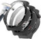 Acadeny Funda con Vidrio Templado Compatible con Huawei watch GT5 pro 46mm, [Cubierta Completa] PC Case y Protector de Pantalla para -negro+negro