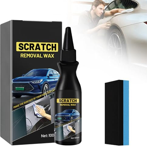 100ML Autolack Reparatur Polieren Paste, Kratzer Reparatur Wachs, Kratzerentfernungs-Paste für Verschiedene Oberflächen (1 Stück)