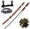 Udekit Anime Ninja Bambus Schwert Katana Krieger Waffen–40Zoll(104cm),mit Gürtel und Halter,für Halloween Motto Party Karneval Dress Up Party Cosplay