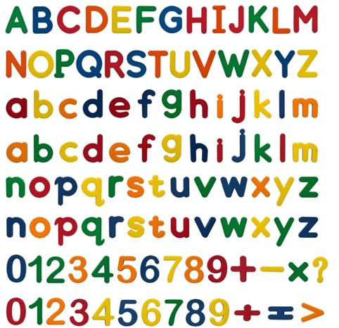 Magnetic Letters and Numbers for Children, 105 Pcs Kids Fridge Magnets, Educational Alphabet Toys for Toddlers Bath and Learning, Spelling Counting Magnets for Magnetic Board and Refrigerator