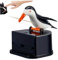 Dispensador de palillo de dientes de pingüinos, dispensador de palpas de dientes de pájaro inteligente, portavasos automáticos de toño, dispensadores de soporte para palillos de para restaura