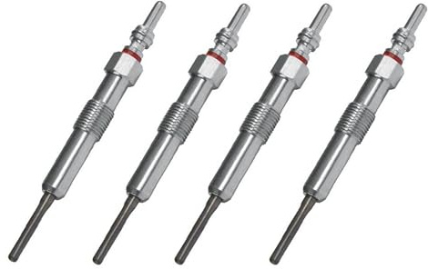 MKAREPART Set di 4 candelette per riscaldatore diesel, compatibili con Clio, Megane, Kangoo, Scenic, Laguna, Dukker, Duster, Logan, Qashqai, Juke Note, Micra 1.5 dCi A4151590001 1106500Q0E 8200682592