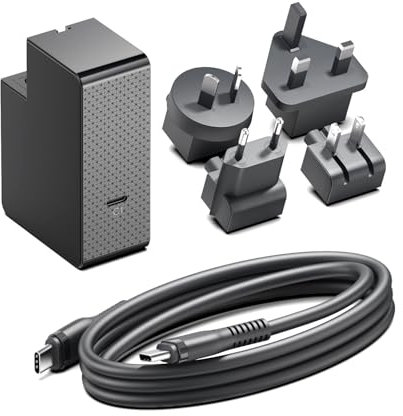 HKY Adattatore per batteria USB-C da 100 W per DJI/Specta Mini Serie/Air 3/Mavic serie 3, RC/RC2/N1/N2/N3/RC Pro/RC Pro Plus telecomando Remote Controller, Avata/Avata 2, Goggles 2
