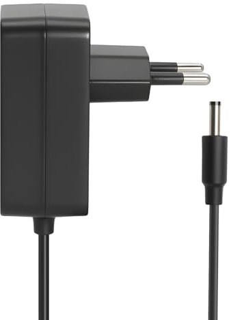 QIQIAZI - Alimentatore di rete da 15 W per Echo Dot (3/4/5Gen), 12 V 1,25 A, adattatore per Echo Dot Kids Edition, Echo Spot, Echo Show 5 e Fire TV Cube (nero)