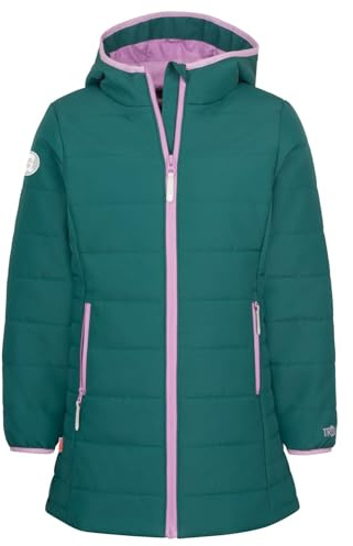 Trollkids Girls Stavanger Coat | Wasserabweisend und atmungsaktiv, Warme Wattierung, Angeschnittene Kapuze, Zwei Hüfttaschen