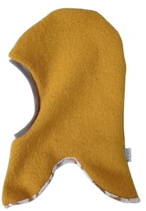 Generisch Handgefertigte Walk-Schlupfmütze für Babys und Kinder, 100% Wolle, Jersey-Gefüttert, Öko-Tex Zertifiziert, Made in Bayern