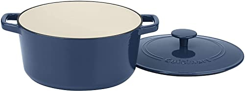 Cuisinart CI650-25BG Batterie de cuisine classique en fonte émaillée, bleu provençal