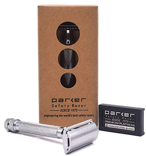 Parker Safety Razor 91R Superschwergewicht Double Edge Safety Razor & 5 Klingen