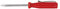 Wiha Kleinschraubendreher Schlitz transparent-rot, mit Ansteckclip (01538) 3,0 mm x 60 mm