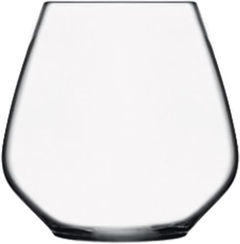 Luigi Bormioli Atelier Pinot Noir Gläser, 590 ml Rotweingläser ohne Stiel, 6 Stück, farblos, (1er Pack), 6