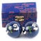 lachineuse - Coffret Boules Qi Gong Panda - Boules Chinoises Anti Stress en Émail ⌀ 45 mm - Boules de Santé - Coffret Cadeau Relaxation Zen - Objet Asiatique Japon Chine Feng Shui - Coloris Bleu