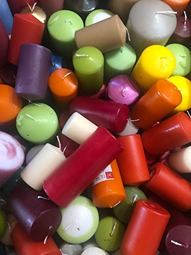 2 KG Kerzen A-Ware, Kerzen aus Kollektion 2020, Markenkerzen aus dt. Herstellung, Kerzen Restposten Sonderangebot