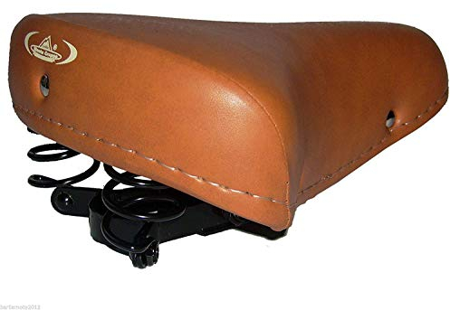 Montegrappa Sattel Federn Öko-Leder Ideal für Fahrrad Graziella - Old-Time - Vintage