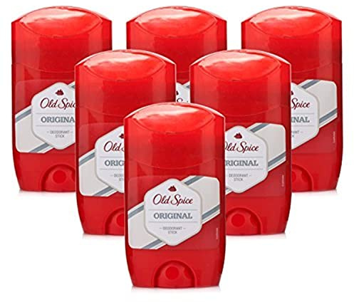 Old Spice Lot de 6 déodorants en stick pour homme 50 ml