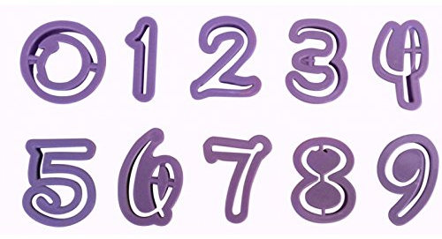 Top cake - Emporte-pièces Chiffres Disney