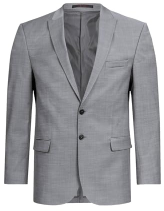 GREIFF Corporate Sakko Herren Modern with 37.5® Regular Hellgrau 52