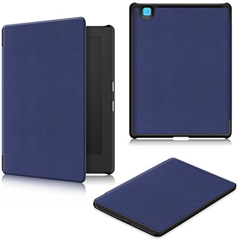 Kepuch Custer Hülle für Kobo Aura H2O Edition 2,Smart PU-Leder Hüllen Schutzhülle Tasche Case Cover für Kobo Aura H2O Edition 2 - Blau