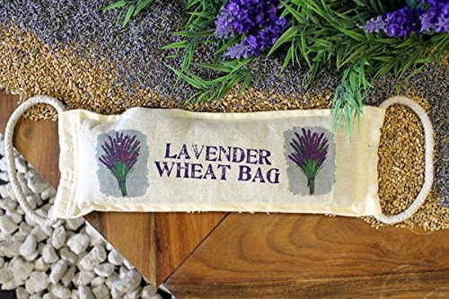 Rope Handle Natural Cotton Wheat Bags Lavender