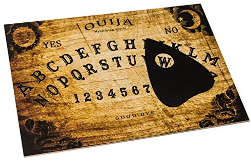 Hölzernes Ouija Board Brett. Hexenbrett mit detaillierten anweisungen Brettspiel. Spirit Board