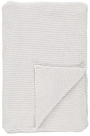 Marc O' Polo Tagesdecke Nordic Knit 130 x 170 cm Farbe Offwhite