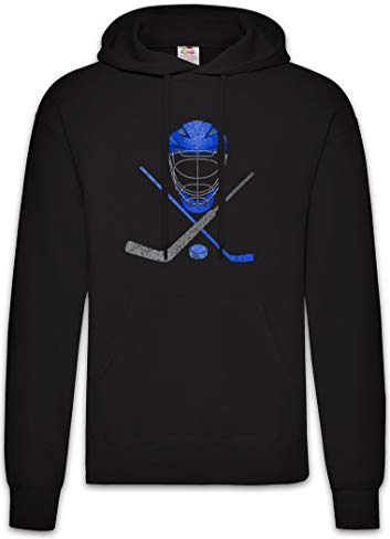 Urban Backwoods Ice Hockey Tools Hoodie Kapuzenpullover Sweatshirt Schwarz Größe L