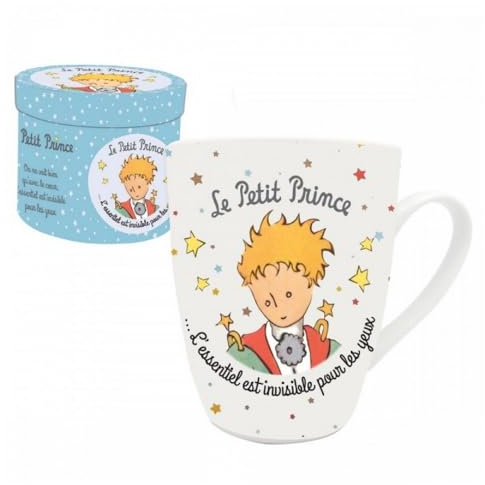 Le Petit Prince, Taza con dibujo de El Principito con caja azul, Enesco