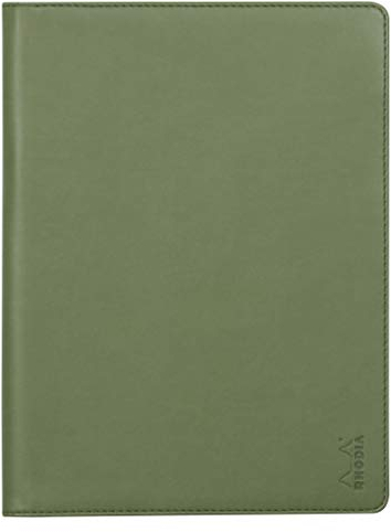 Rhodia 216003C - Mappe für Block oder Notizheft Rhodiarama - N°16, für DIN A5 (14,8x21 cm) 17,5x23,5 cm, elegant und praktisch, Salbei, 1 Stück